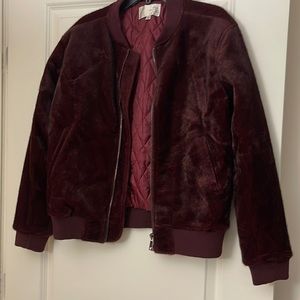 Faux fur jacket